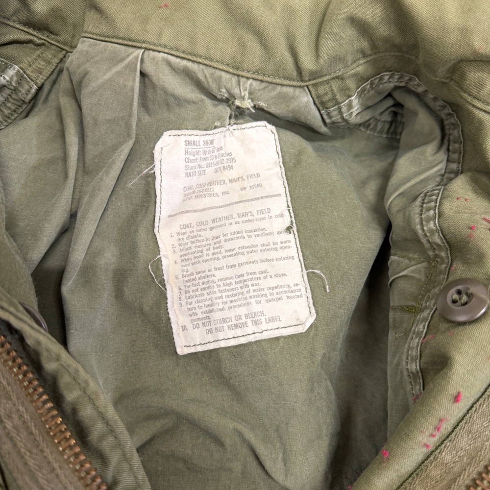 Vintage 70s Alpha Industries US Army M-65 Field Jacket - Picture 4 of 5